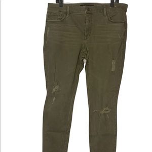 Express Olive Green Jeans